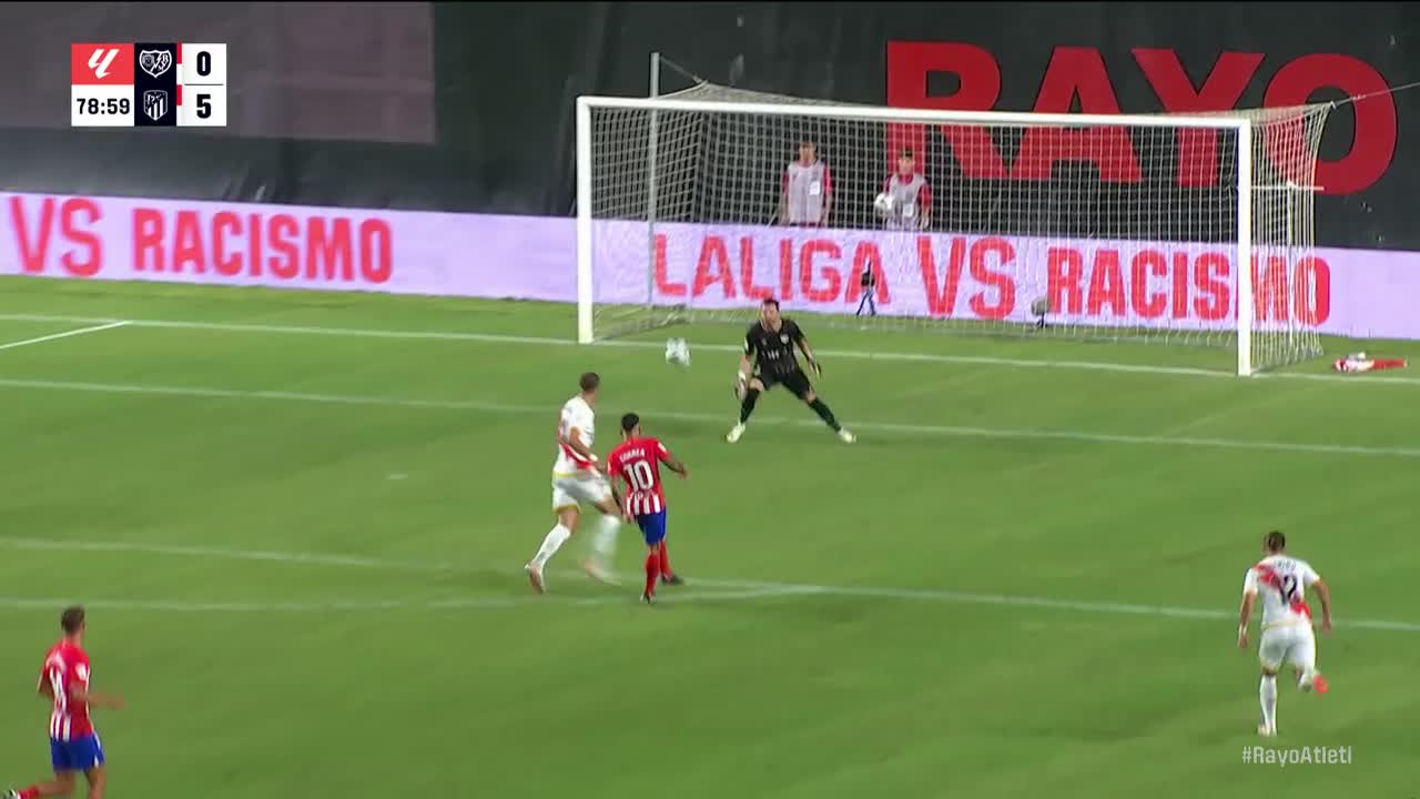 El Atlético goleó 7-0 al Rayo con un GOLAZO de Ángel Correa