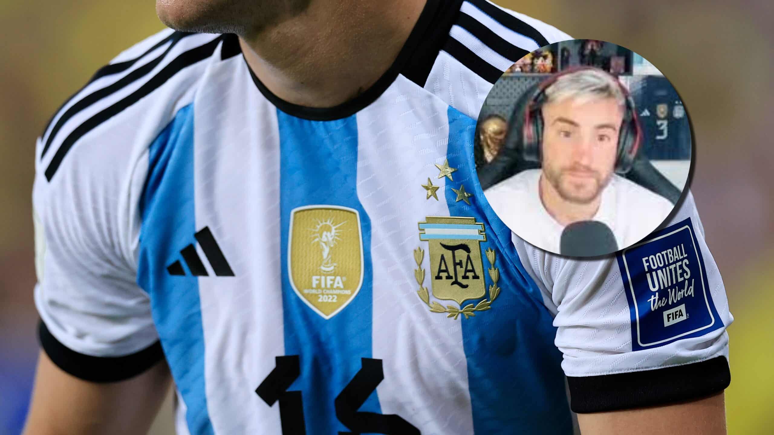 Decepción total: Tagliafico adelantó que vio la nueva camiseta de Argentina y quedó decepcionado