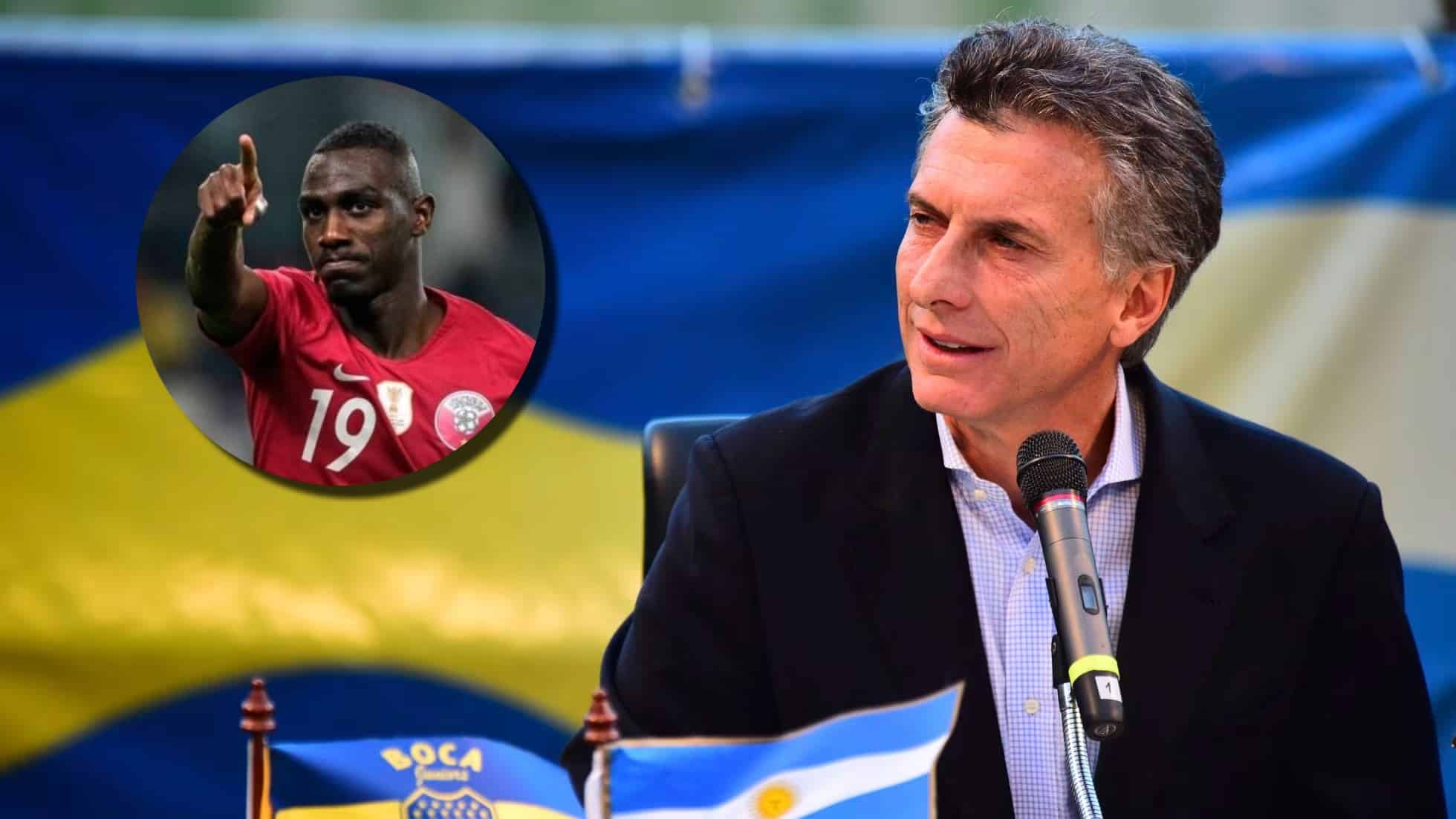 Mauricio Macri reconoció haber intentando la llegada del 9 de Qatar a Boca: “No tengo idea si juega bien”
