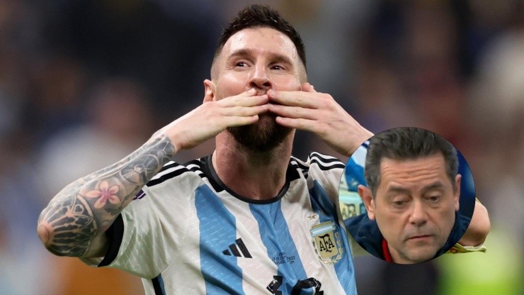 Roncero le apuntó a Messi y le respondieron en redes
