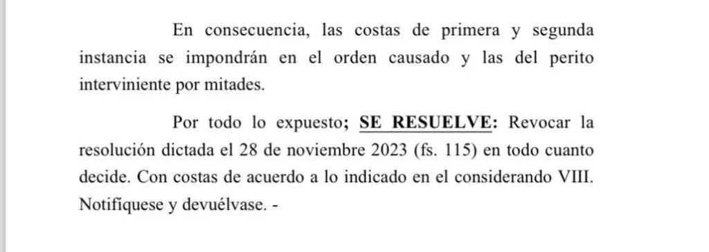 Resolución Cámara Civil Elecciones Boca